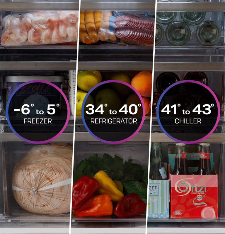 Ge Profile™ Energy Star® 22.9 Cu. Ft. Counter-depth Quad-door Refrigerator With Dual-dispense Autofill Pitcher And Door In Door PHD23BYWFS