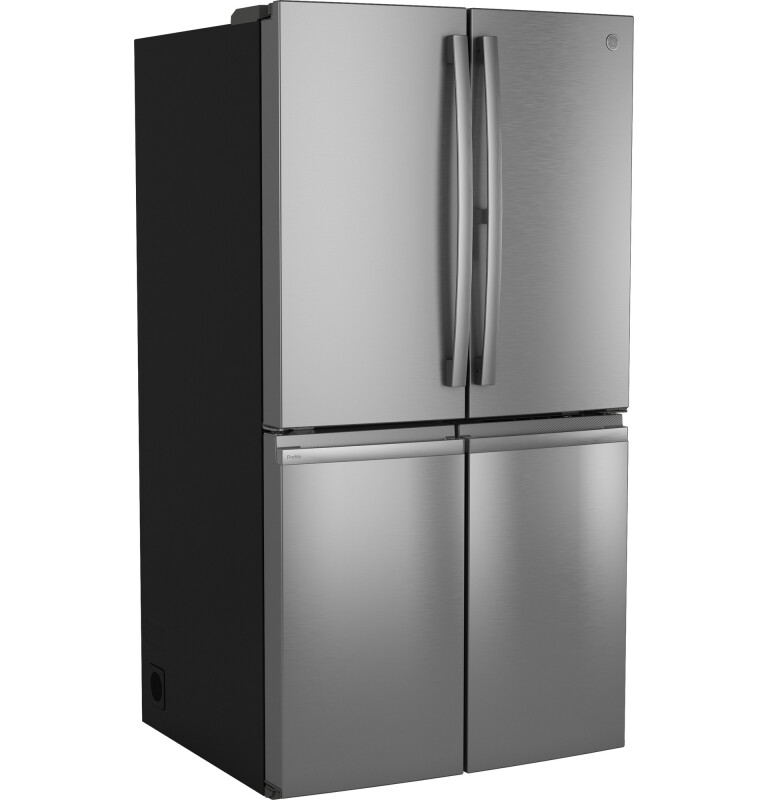 Ge Profile™ Energy Star® 22.9 Cu. Ft. Counter-depth Quad-door Refrigerator With Dual-dispense Autofill Pitcher And Door In Door PHD23BYWFS