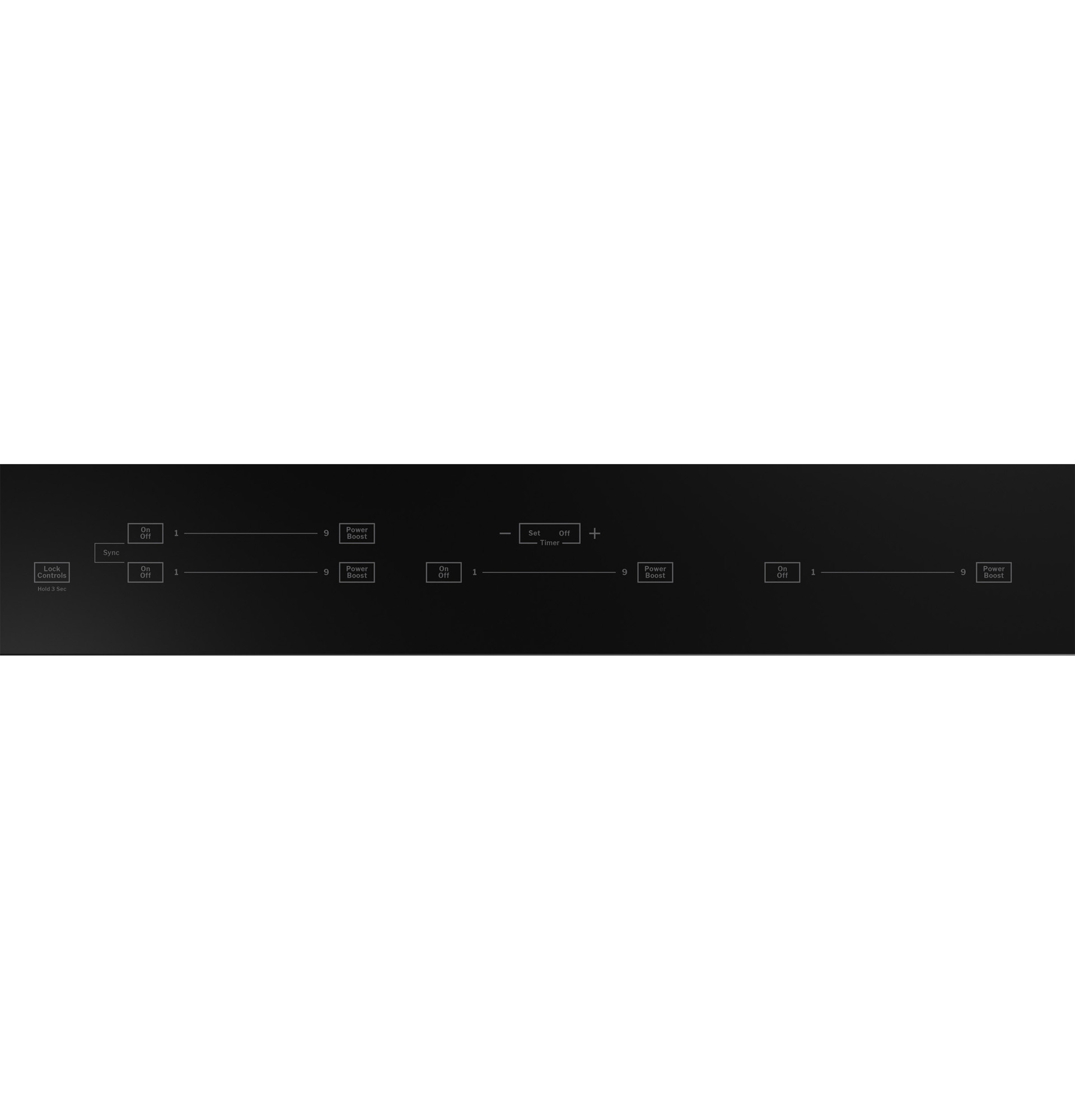GE Profile™ ENERGY STAR® 30" Built-In Touch Control Induction Cooktop PHP6030DWBB