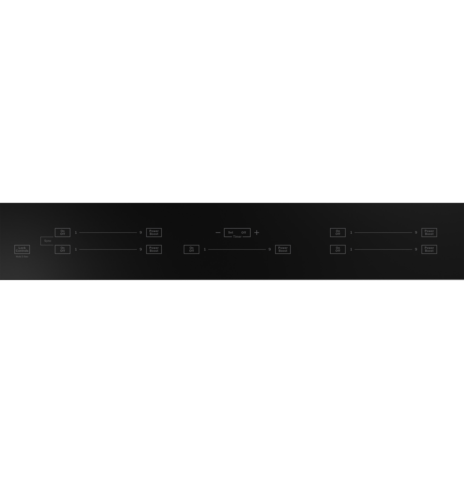Ge Profile™ Energy Star® 36" Built-in Touch Control Induction Cooktop PHP6036DWBB