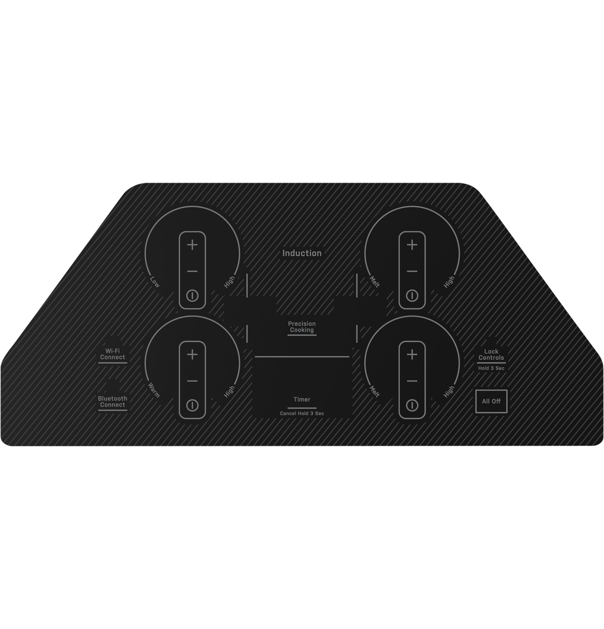 30" Built-In Touch Control Induction Cooktop PHP7030DTBB