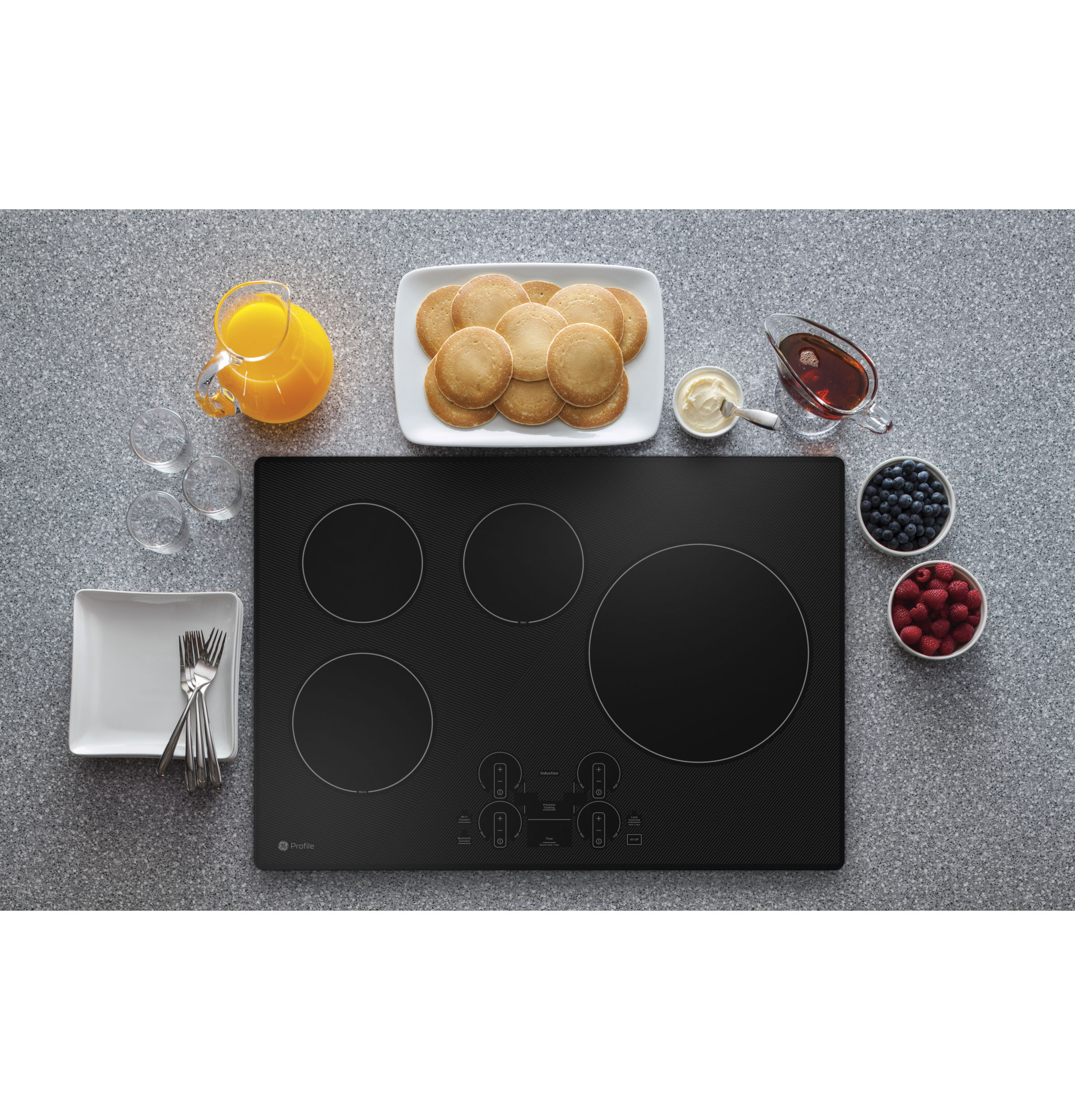 30" Built-In Touch Control Induction Cooktop PHP7030DTBB