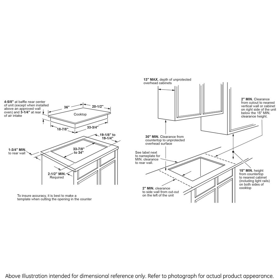 36" Built-In Touch Control Induction Cooktop PHP7036DTBB