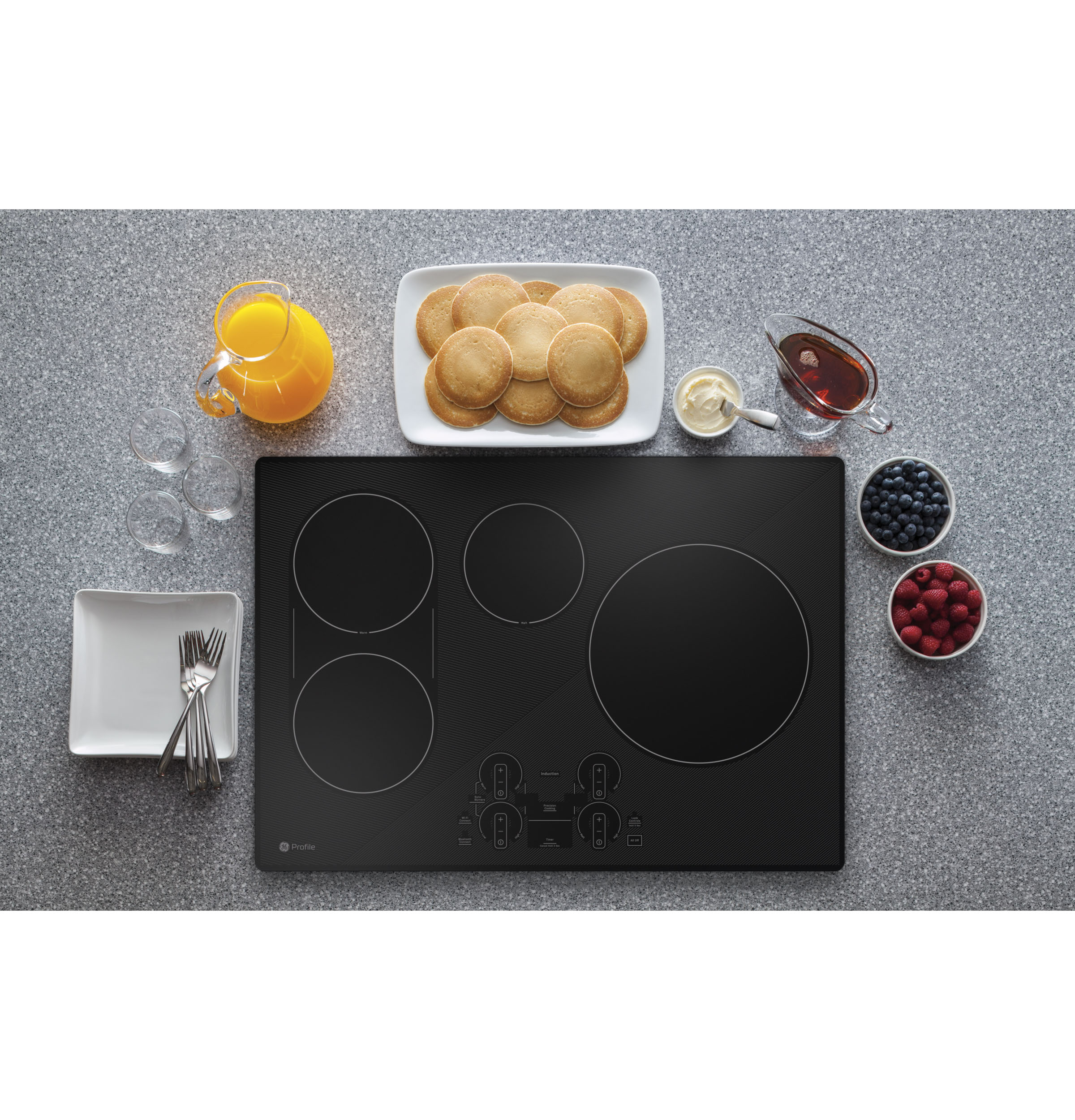 30" Built-In Touch Control Induction Cooktop PHP9030DTBB