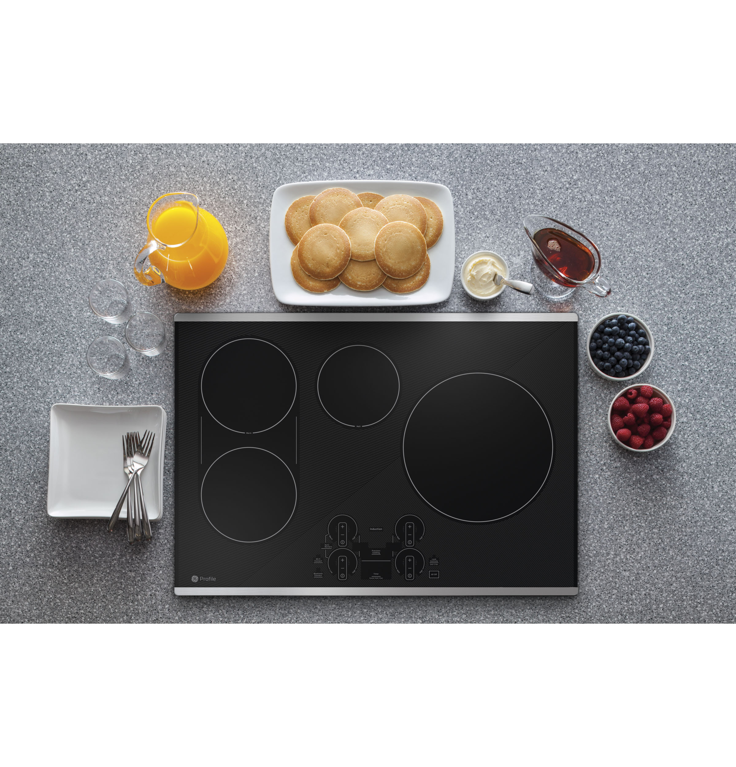 30" Built-In Touch Control Induction Cooktop PHP9030STSS