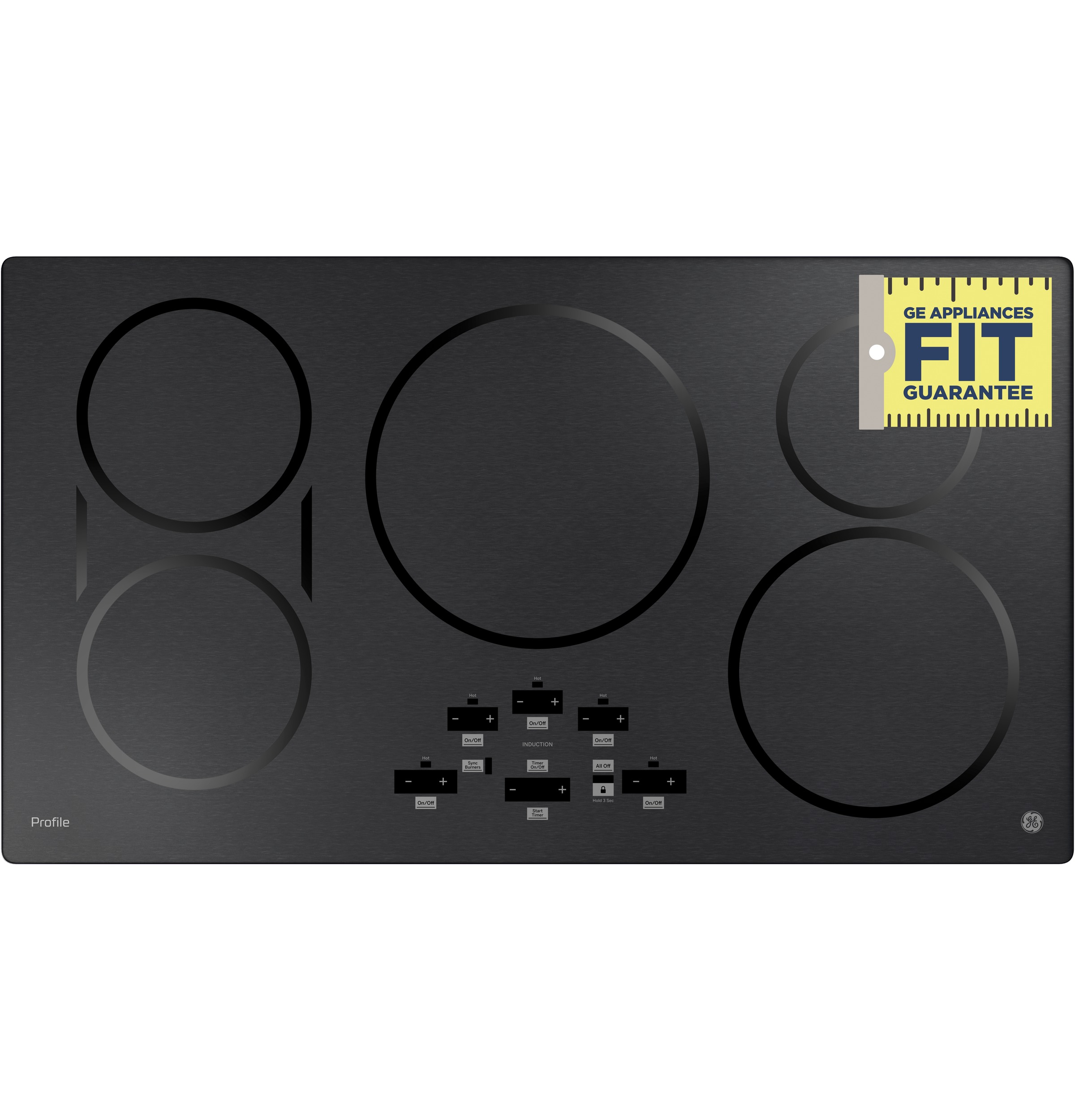 36" Built-In Touch Control Induction Cooktop PHP9036BMTS