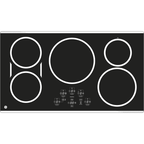 36" Built-In Touch Control Induction Cooktop PHP9036BMTS