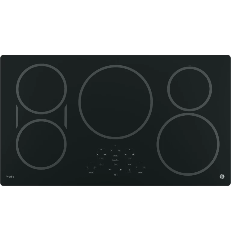GE Profile 36" Built-In Touch Control Induction Cooktop Black PHP9036DJBB Picture 1