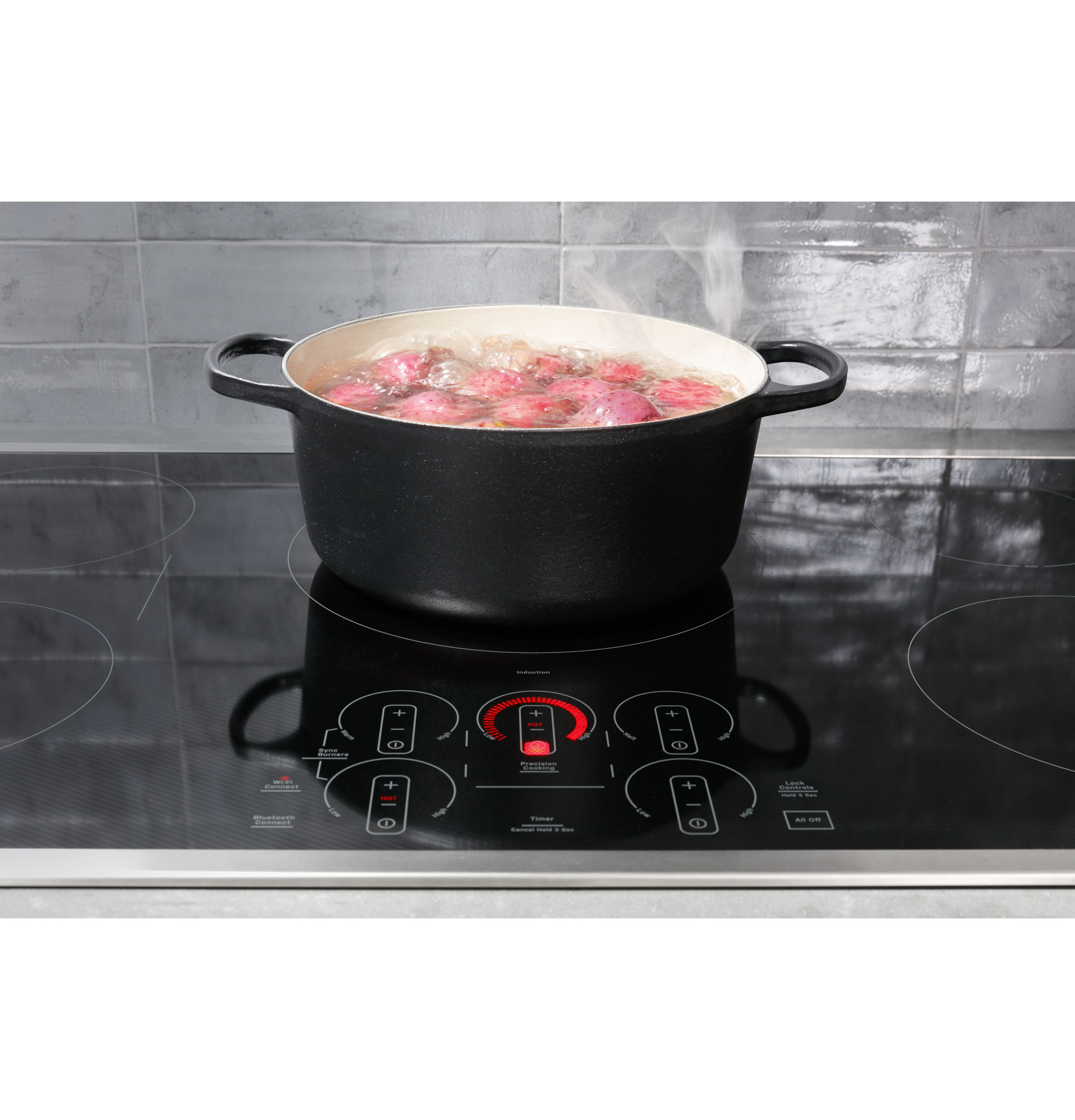 GE Profile™ ENERGY STAR® 36" Built-In Touch Control Induction Cooktop PHP9036DTBB