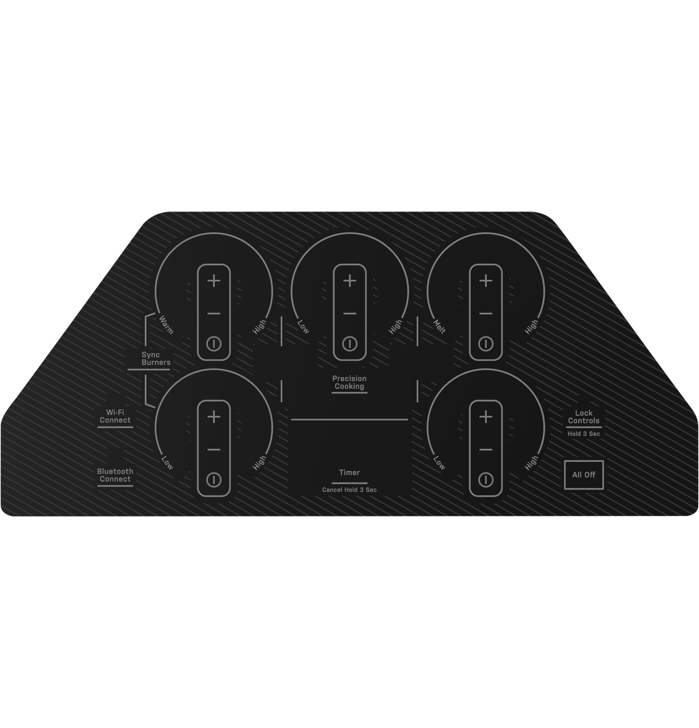 GE Profile™ ENERGY STAR® 36" Built-In Touch Control Induction Cooktop PHP9036STSS