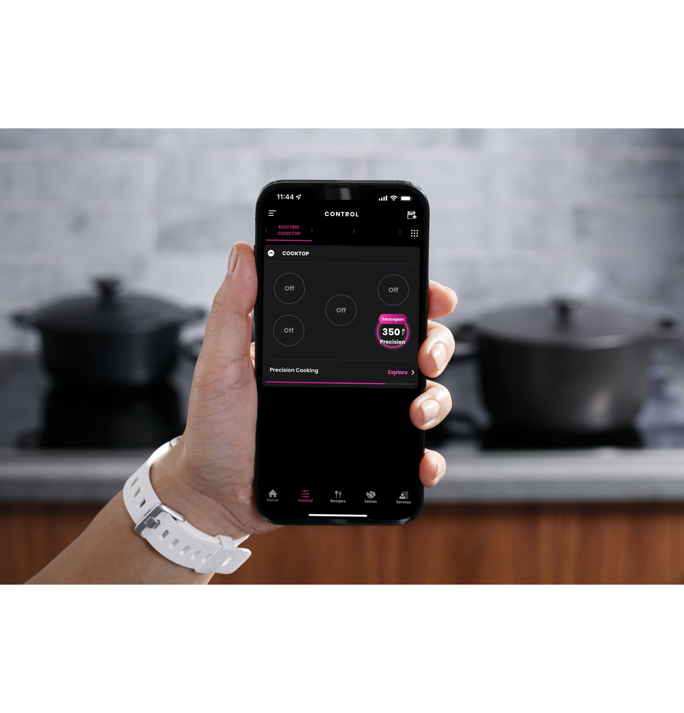 GE Profile™ ENERGY STAR® 36" Built-In Touch Control Induction Cooktop PHP9036STSS