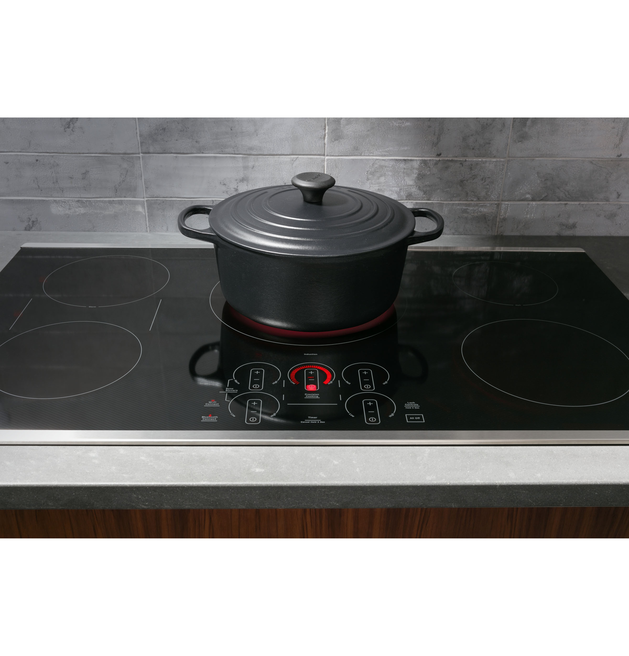 GE Profile™ ENERGY STAR® 36" Built-In Touch Control Induction Cooktop PHP9036STSS