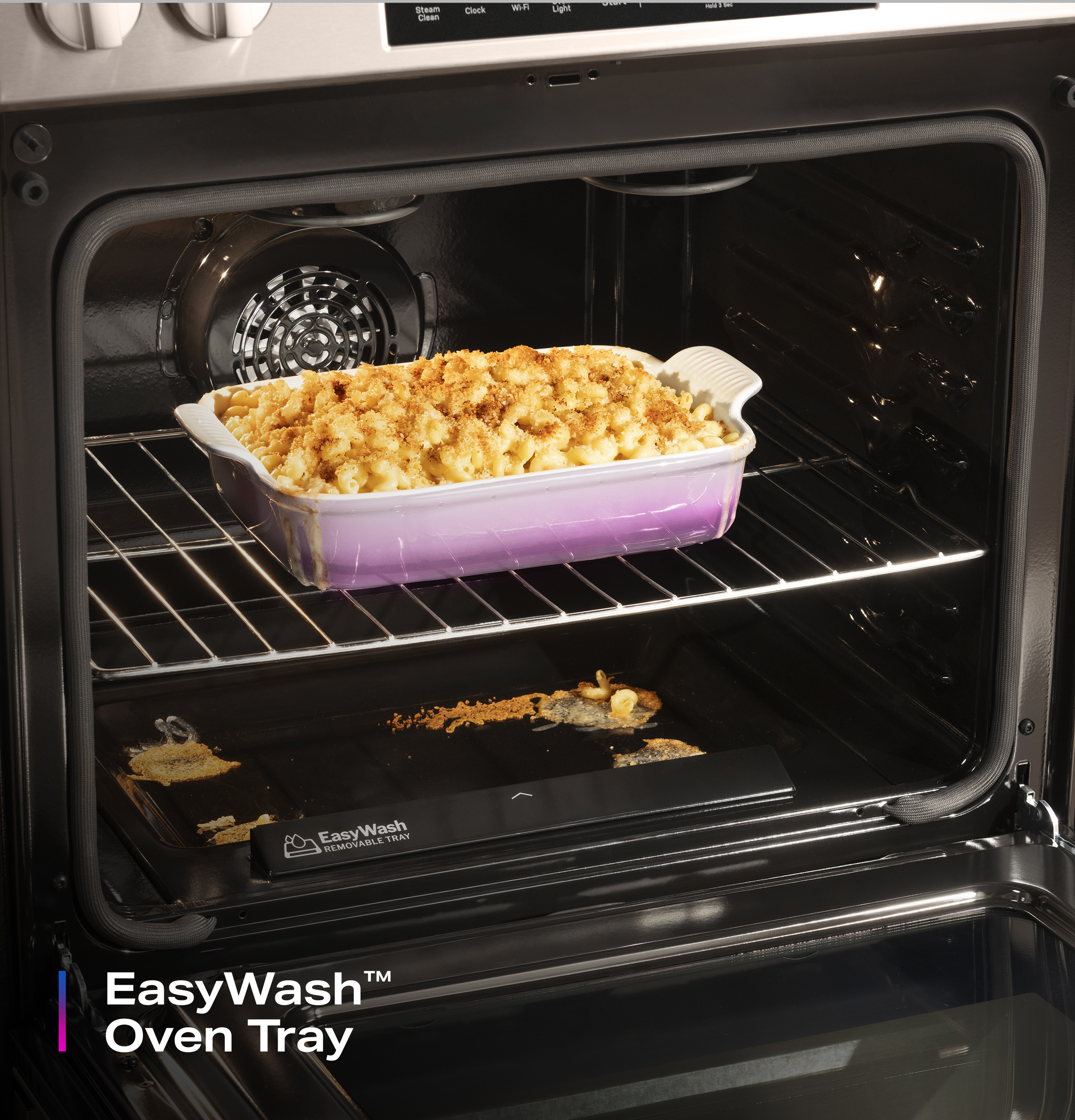 30" Smart Slide-In Induction and Convection Range with No Preheat Air Fry and EasyWash Oven Tray PHS700AYFS