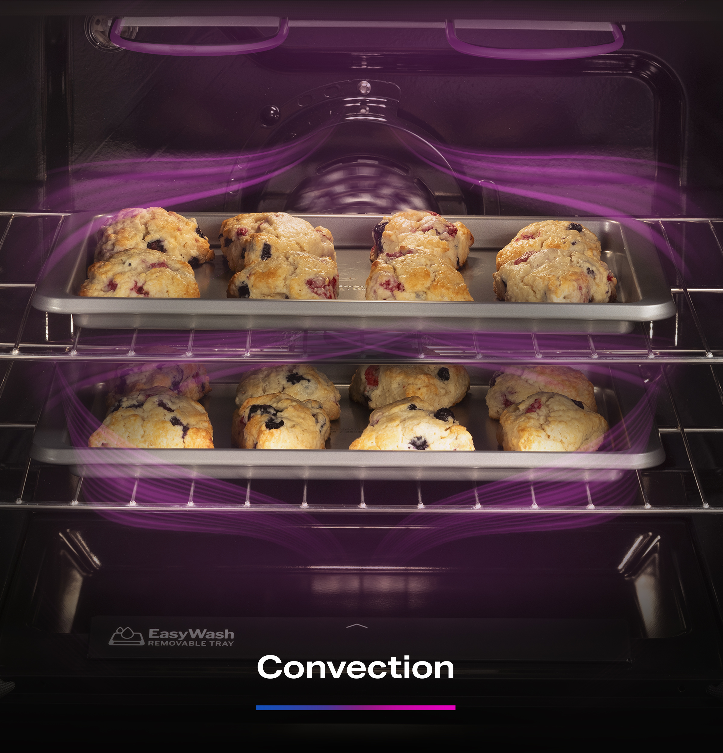 30" Smart Slide-In Induction and Convection Range with No Preheat Air Fry and EasyWash Oven Tray PHS700AYFS