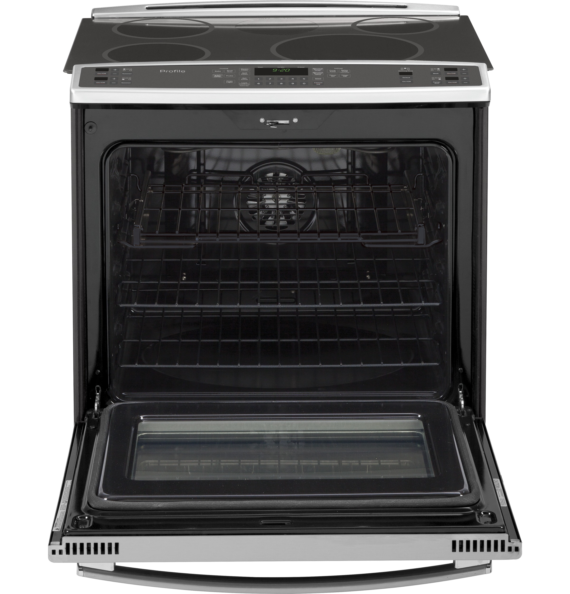 Series 30" Slide-In Front Control Induction and Convection Range with Warming Drawer PHS920SFSS
