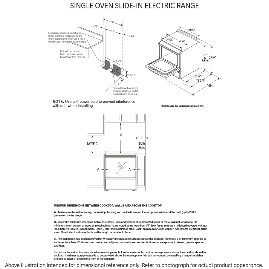 Series 30" Slide-In Front Control Induction and Convection Range with Warming Drawer PHS920SFSS