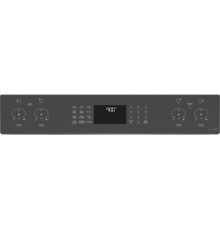 30" Smart Slide-In Fingerprint Resistant Front-Control Induction and Convection Range with No Preheat Air Fry PHS930YPFS