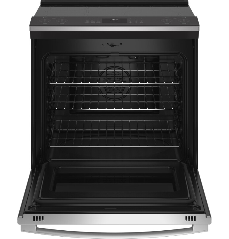 30" Smart Slide-In Fingerprint Resistant Front-Control Induction and Convection Range with No Preheat Air Fry PHS93EYPFS