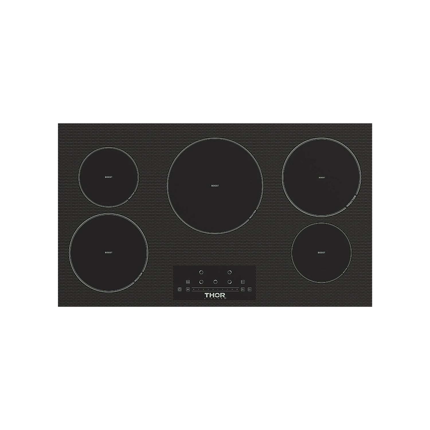 36 Inch 5-element Induction Cooktop In Black With Touch Controls PIH36