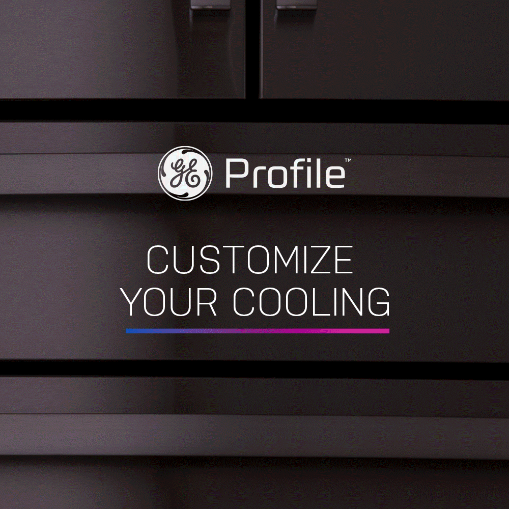 Ge Profile™ Energy Star® 23.3 Cu. Ft. Smart Counter-depth Fingerprint Resistant 4-door French-door Refrigerator With Door In Door PJD23BYWFS