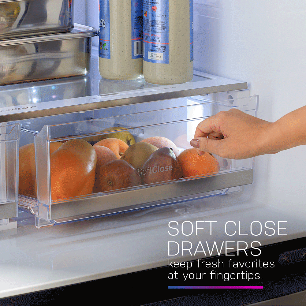 23.2 Cu. Ft. Smart Counter-Depth Fingerprint Resistant 4-Door French-Door Refrigerator PJE23BYWFS