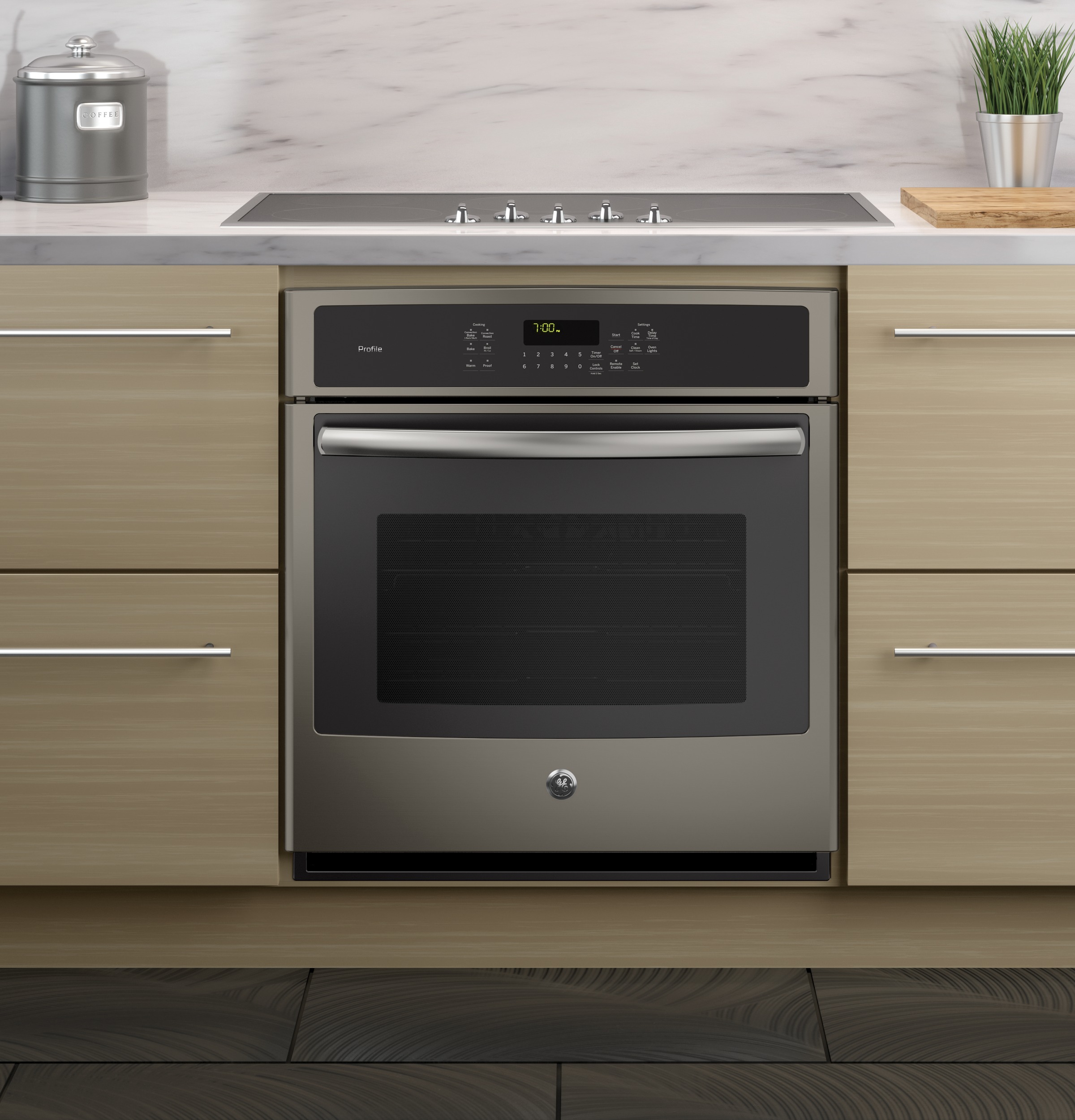 Series 27" Built-In Single Convection Wall Oven PK7000EJES