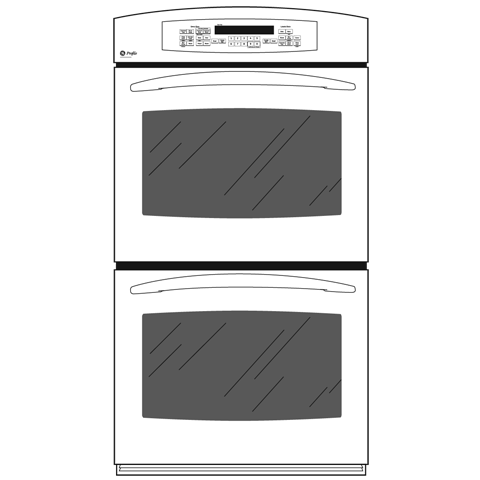 27" Built-In Convection/Thermal Wall Oven PK956DRWW