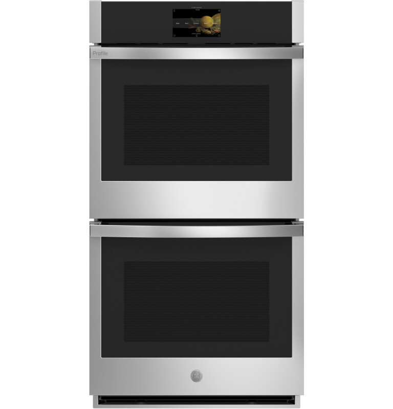GE Profile 27" Smart Built-In Convection Double Wall Oven Brushed Stainless PKD7000SNSS Picture 1