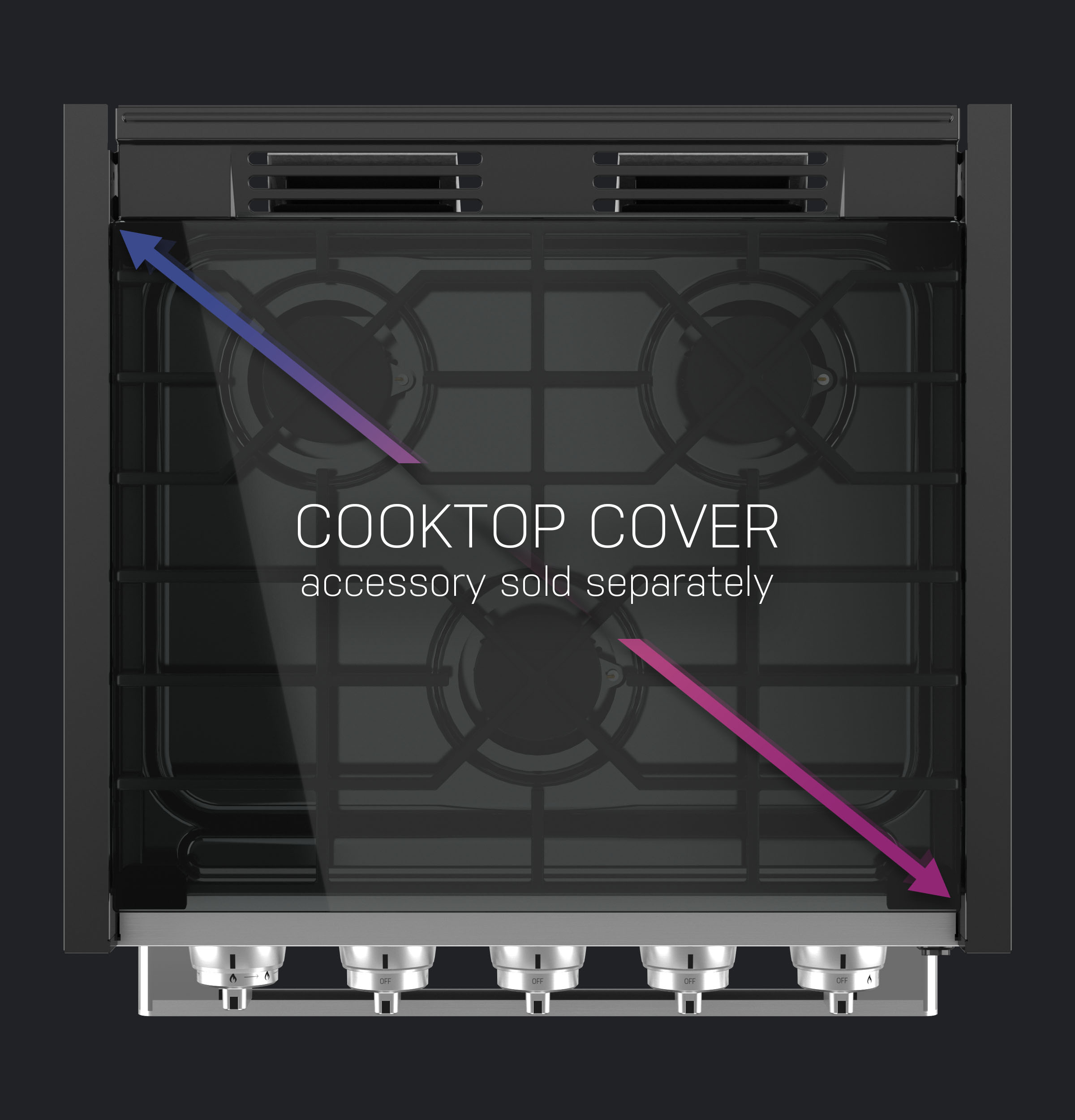 GE Profile™ 21” Electric Ignition Rangetop PLU621RWSS