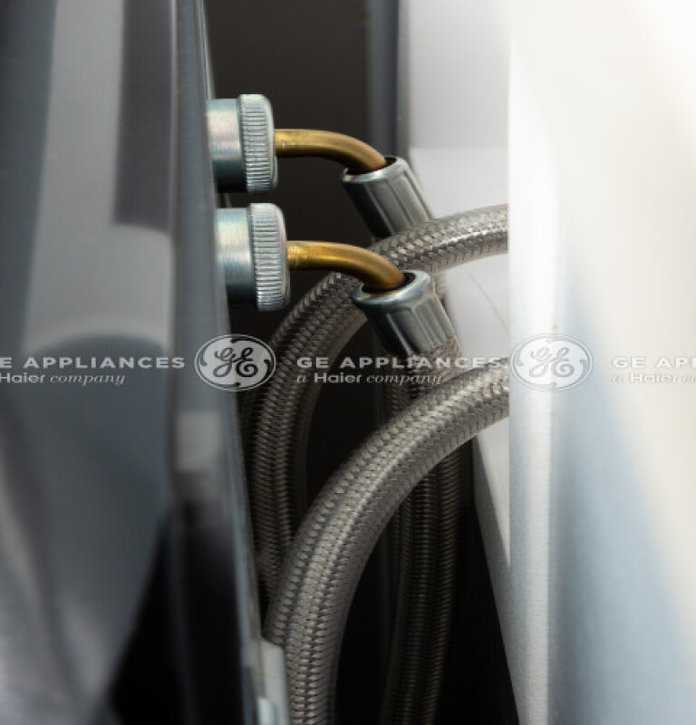 Stainless Washer Hose 6' (2pk) With 90 Elbow PM14X10011