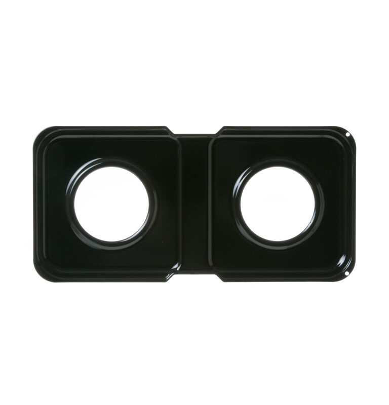 Gas Range Double Drip Pan - Black Porcelain PM49X7005