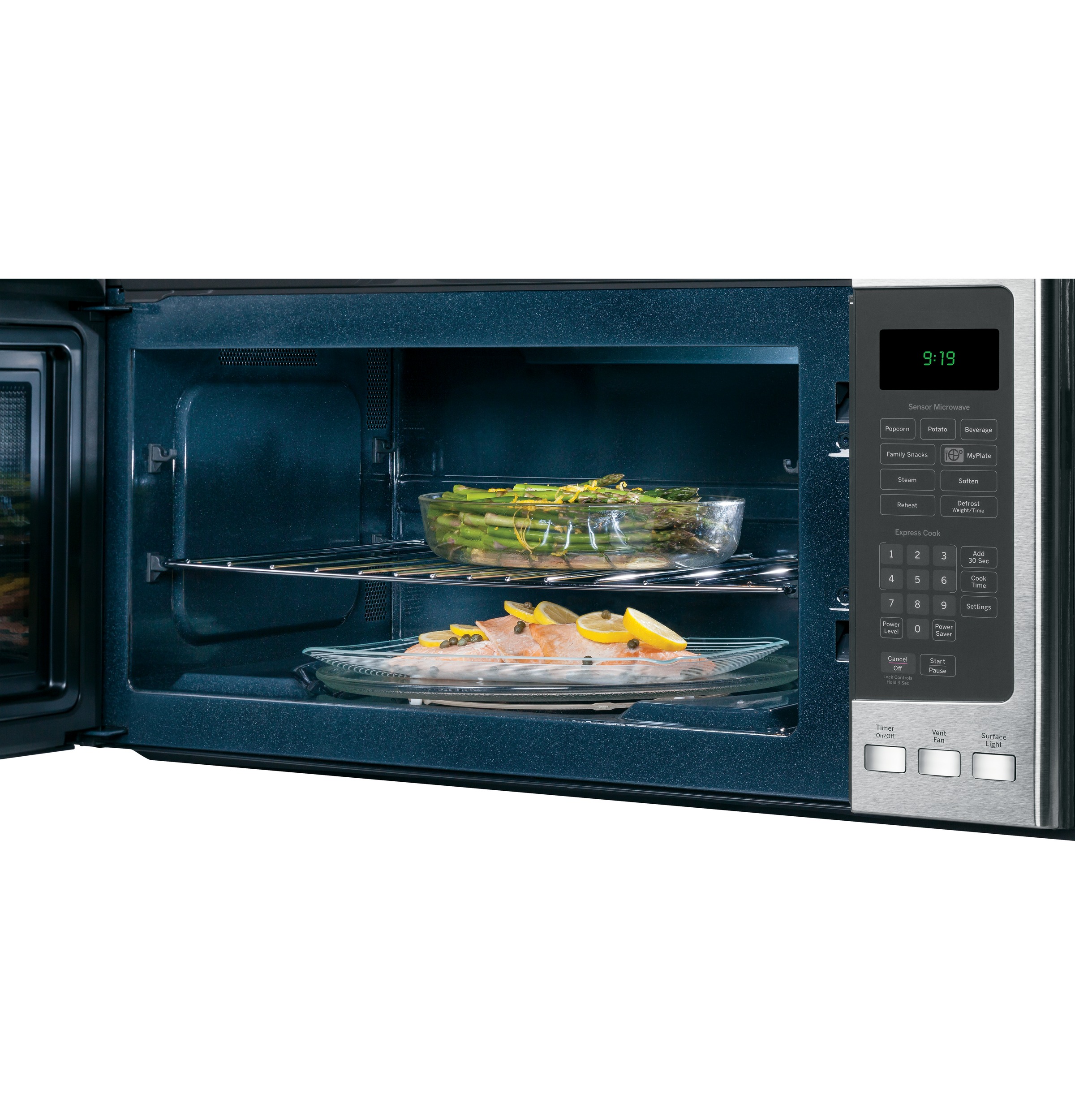 Series 1.9 Cu. Ft. Over-the-Range Microwave Oven with Recirculating Venting PNM9196SFSS