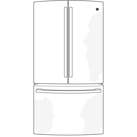 Series 19.5 Cu. Ft. French-Door Refrigerator PNS20KSESS