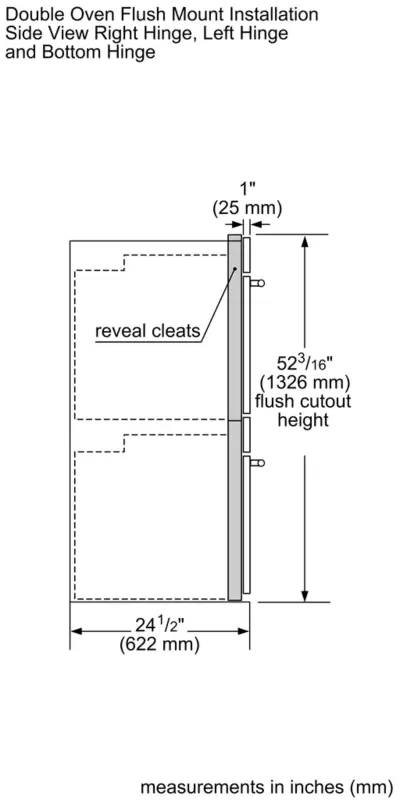 Double Wall Oven PO302W