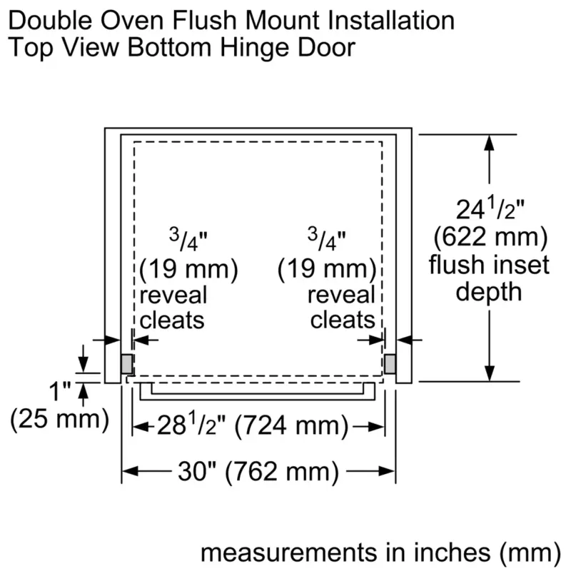 Double Wall Oven PO302W