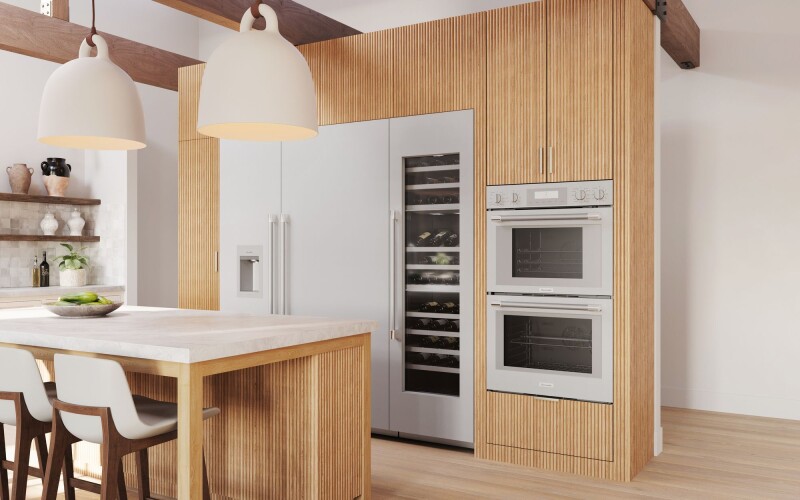 Professional Series 30" Built-In Double Electric Steam and Convection Wall Oven PODS302B