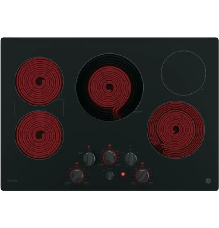 30" Built-In Knob Control Electric Cooktop PP7030DJBB