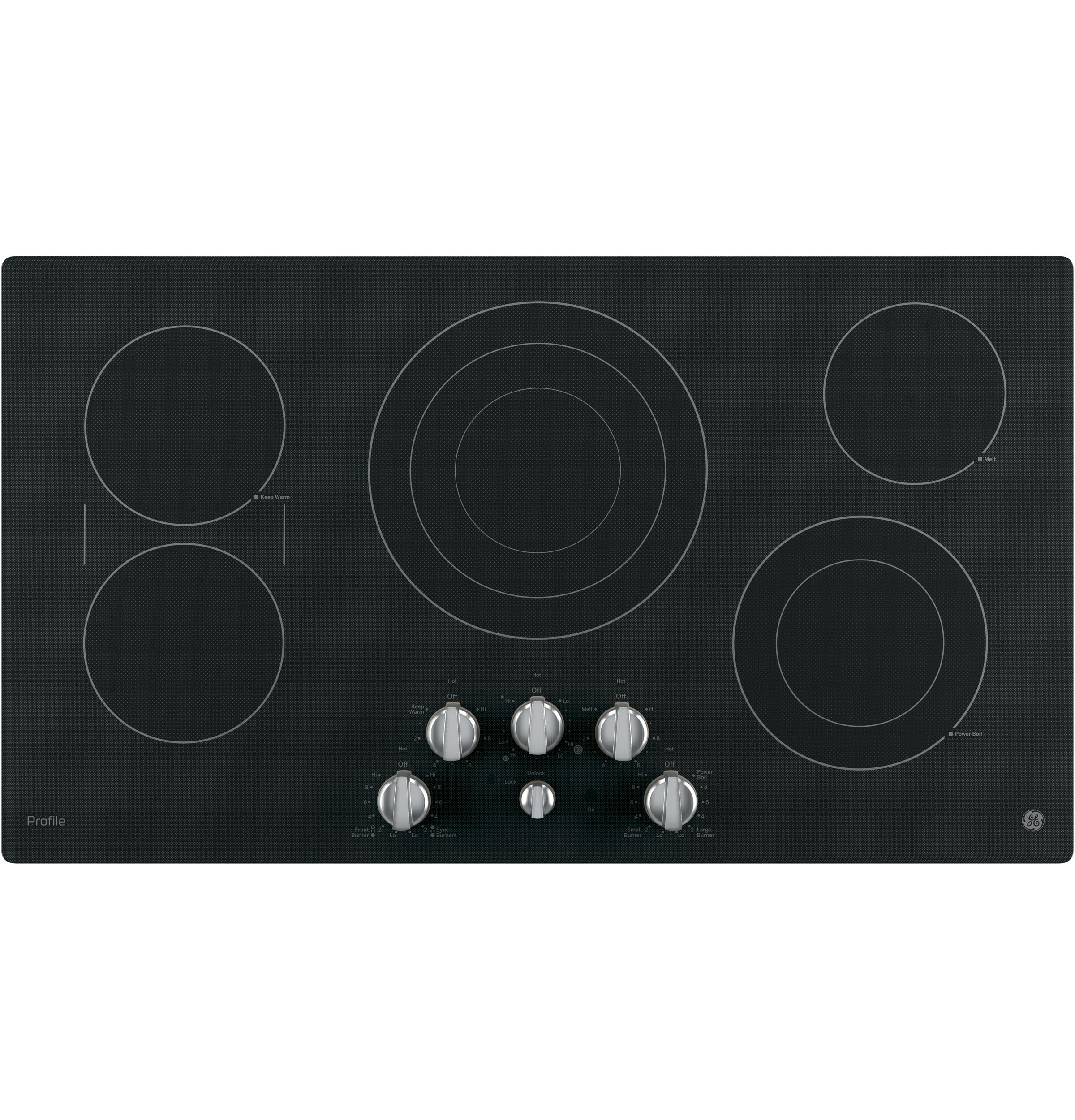 36" Built-In Knob Control Cooktop PP7036EJES
