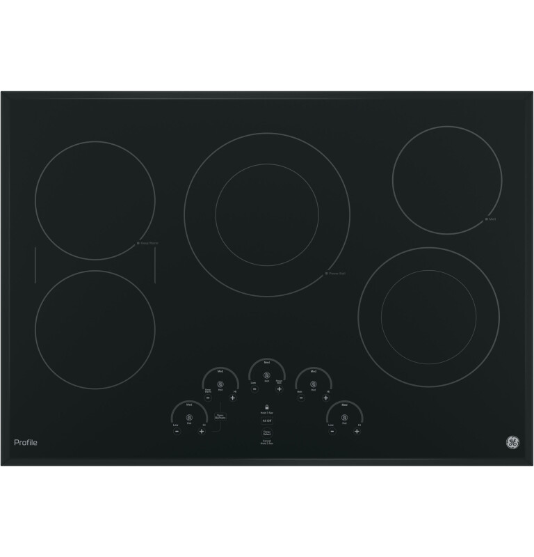 30" Built-In Touch Control Electric Cooktop PP9030DJBB