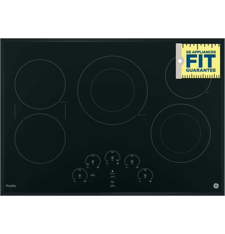 30" Built-In Touch Control Electric Cooktop PP9030DJBB