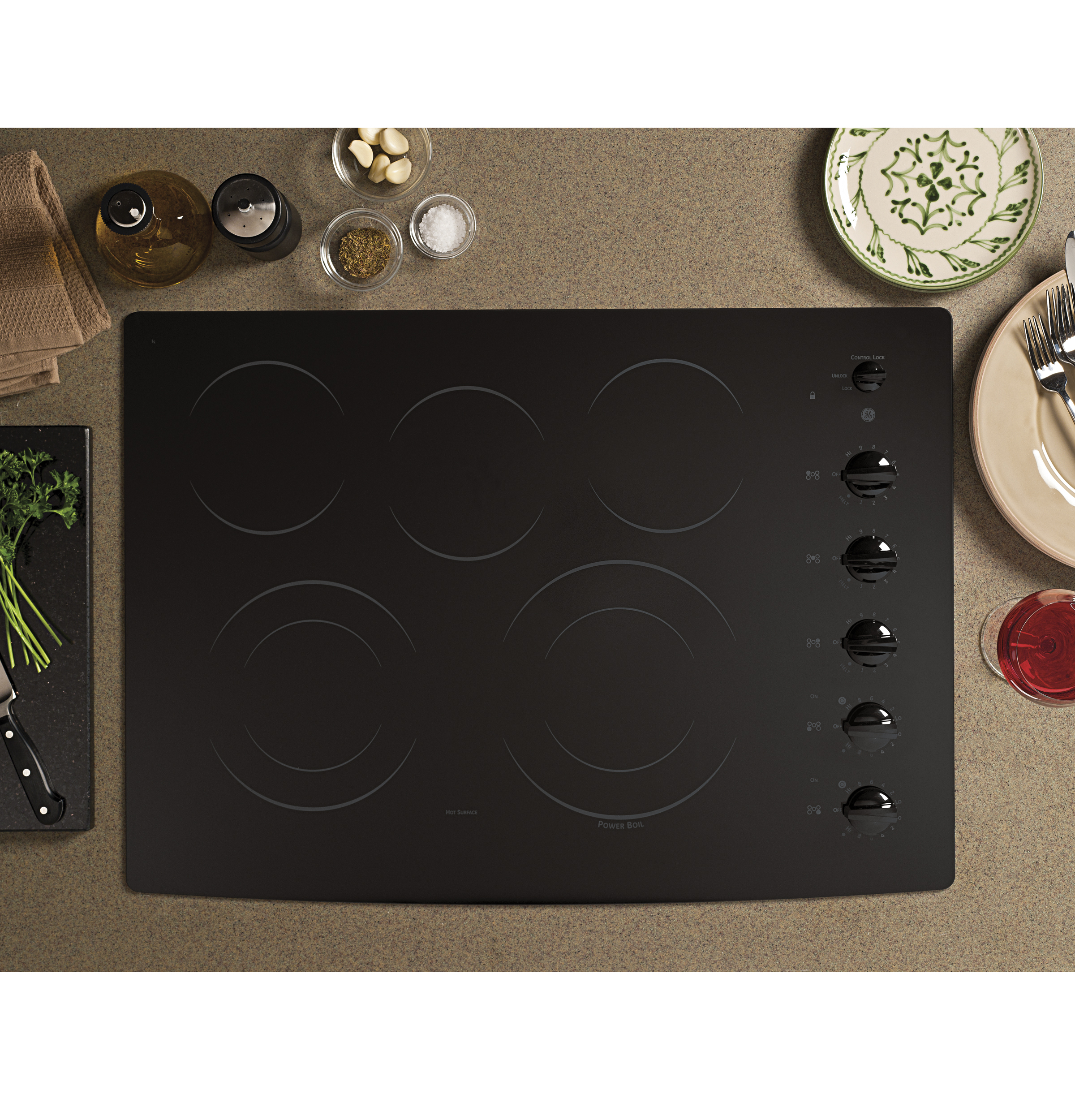 Series 30" Built-In Electric Cooktop PP944DTBB