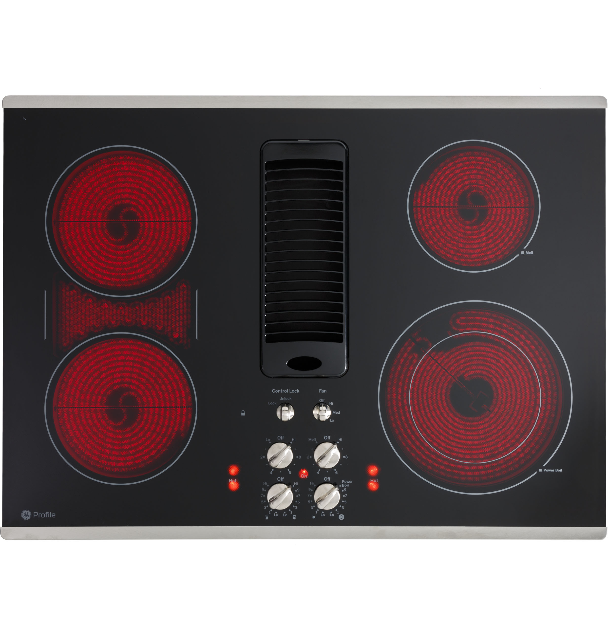 30" Downdraft Electric Cooktop PP9830SRSS