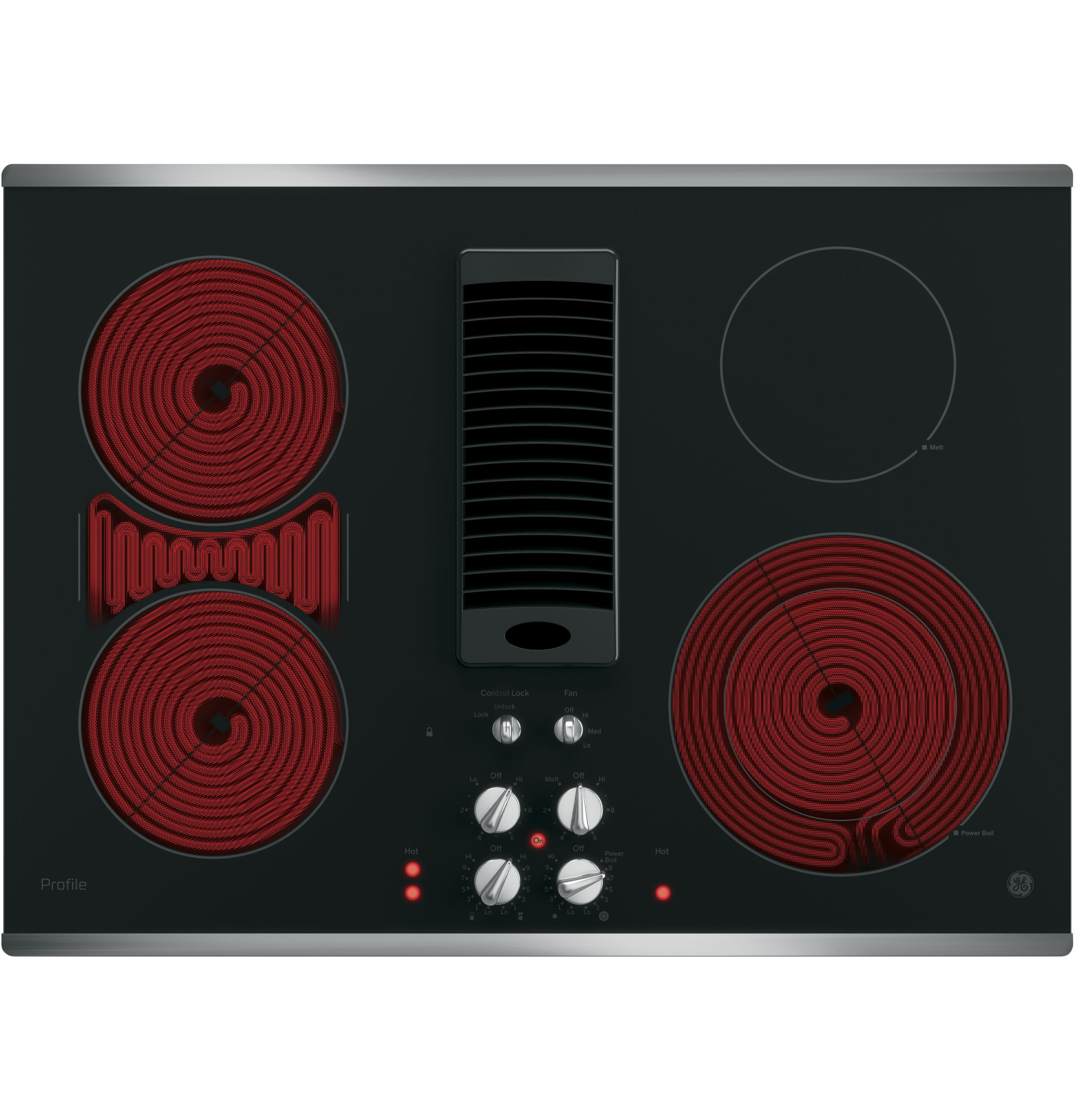 30" Downdraft Electric Cooktop PP9830SRSS