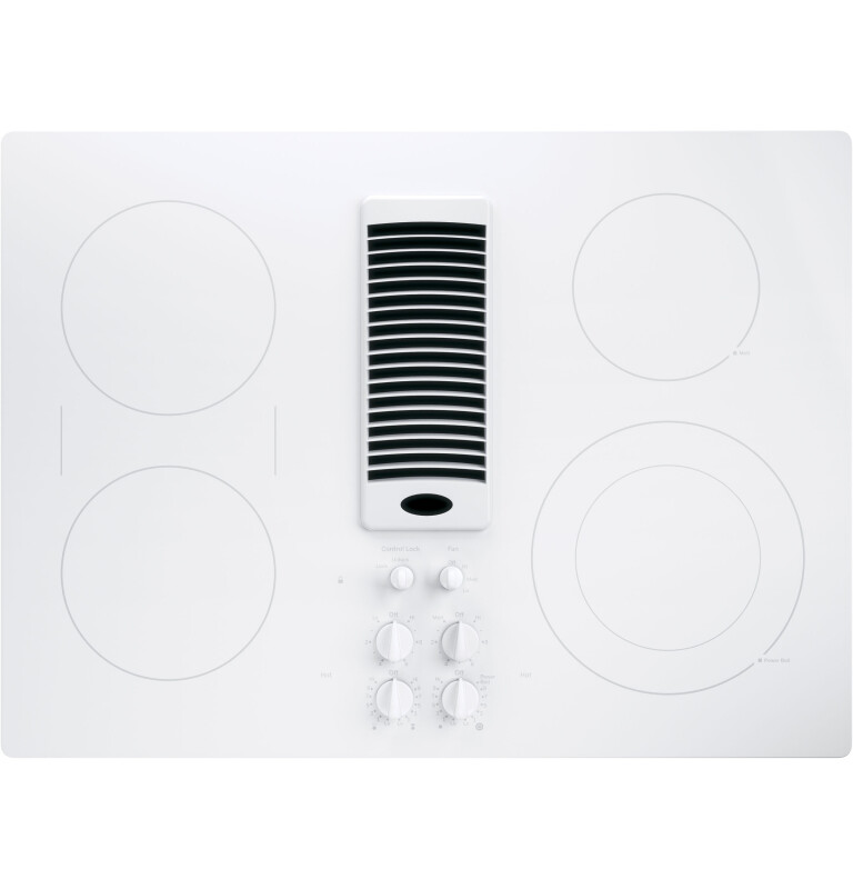 30" Downdraft Electric Cooktop PP9830TJWW