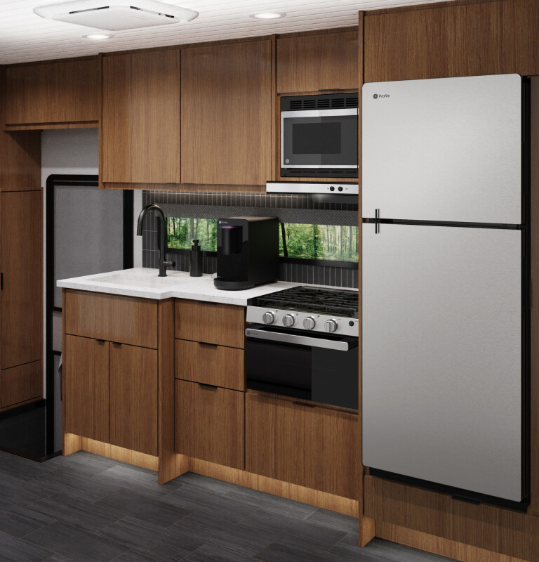 8.3 cu. ft. 12V DC Top-Freezer Refrigerator PPV08R5YRSS