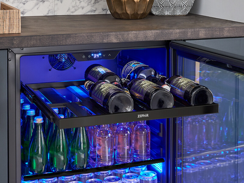 24" Panel Ready Single Zone Beverage Cooler PRB24C01BPG