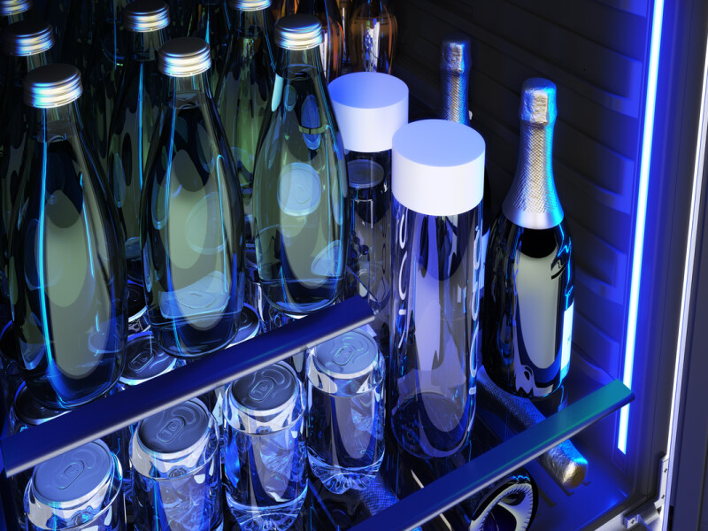 24" Single Zone Beverage Cooler PRB24C01CBSG