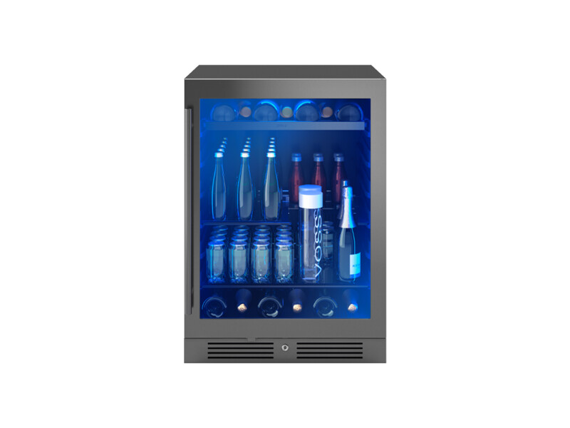 24" Single Zone Beverage Cooler PRB24C01CBSG