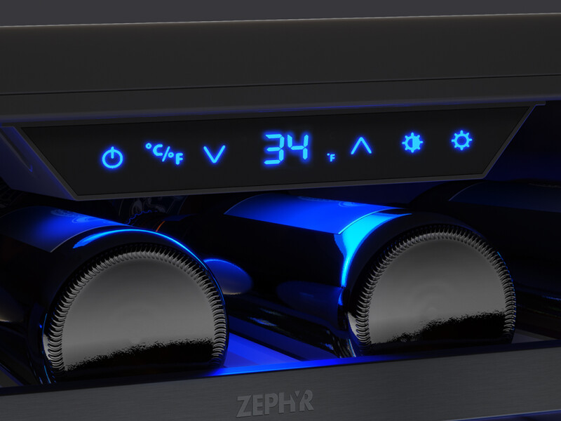 24" Single Zone Beverage Cooler PRB24C01CBSG