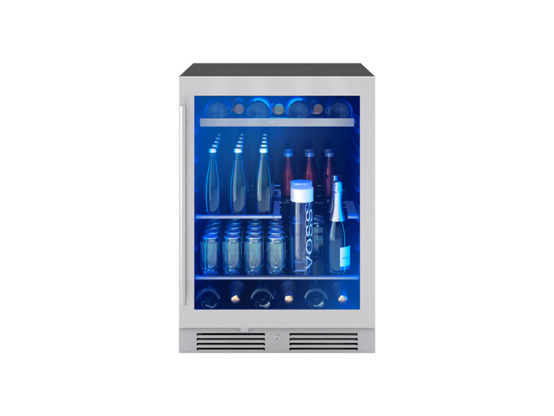 Zephyr 24" Single Zone Beverage Cooler Stainless Steel PRB24C01CG Picture 1